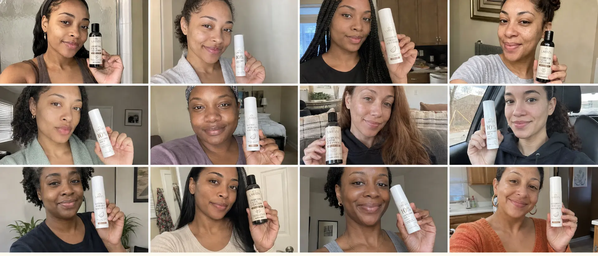 LARITZA customers showing their favorite products